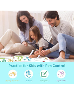 Cuaderno Scribble Smart 4PCS para Niños 3-5 Años 2