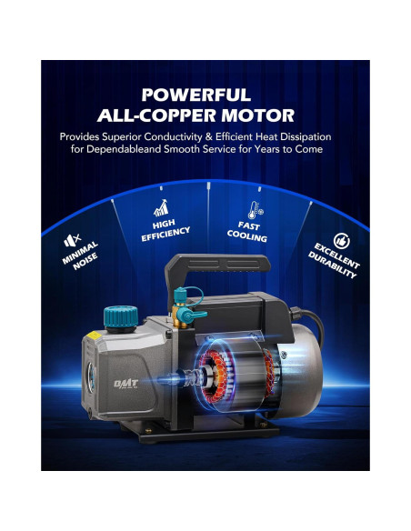 Kit de Cámara de Vacío Orion Motor Tech 11.4 L con Bomba 3.5 cfm