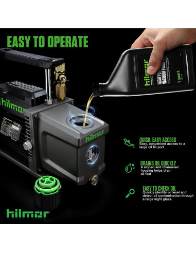 Bomba de Vacío hilmor 3 CFM, 1947970, 8.93 kg