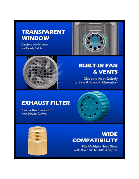 Kit de Cámara de Vacío Orion Motor Tech 11.4 L con Bomba 3.5 cfm