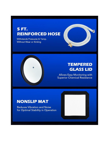 Kit de Cámara de Vacío Orion Motor Tech 11.4 L con Bomba 3.5 cfm