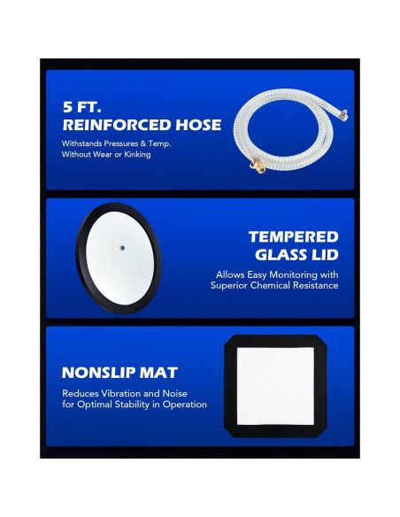 Kit de Cámara de Vacío Orion Motor Tech 11.4 L con Bomba 3.5 cfm