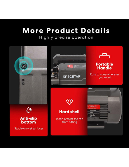 Bomba de Vacío 1 HP SPECSTAR VH1077 9.6 CFM 110V