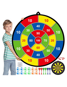 Tablero de Dardos Grande MINIFUN Doble Cara 73.66 cm
