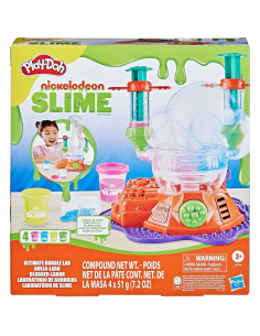 Play-Doh Ultimate Bubble Lab Hasbro 4 colores de slime 2