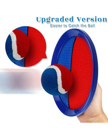 Juego de Lanzar y Atrapar JXZDLE - 4 Palas y 4 Pelotas