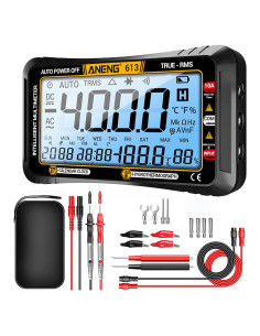 Multímetro Digital ANENG 613 con Pantalla Grande y Funciones