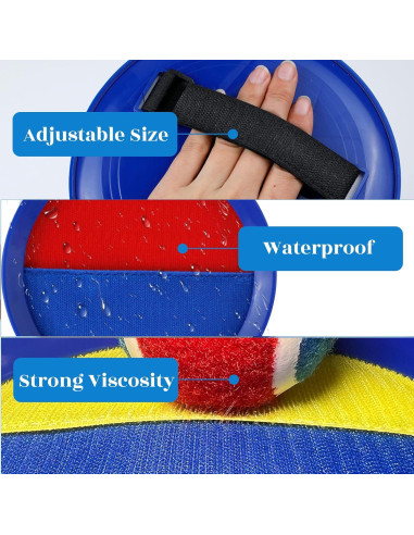 Juego de Lanzar y Atrapar JXZDLE - 4 Palas y 4 Pelotas