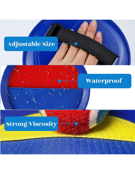 Juego de Lanzar y Atrapar JXZDLE - 4 Palas y 4 Pelotas