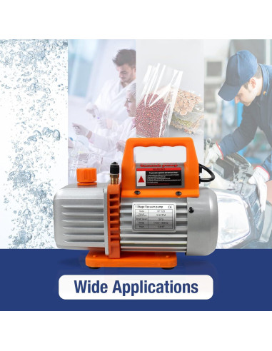 BACOENG Bomba de Vacío 3.5CFM 110V 1/4HP para A/C