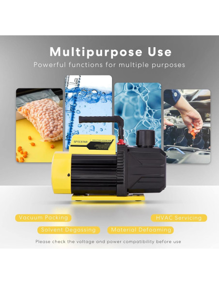 Bomba de Vacío SPECSTAR 3.5 CFM 5.67 kg para HVAC