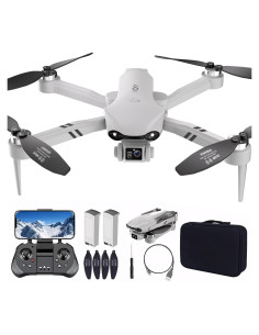 Drone CANKETEC 4K GPS Plegable con Cámara HD 30 min Vuelo