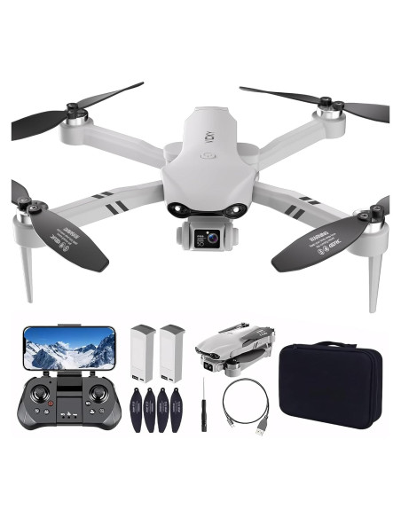 Drone CANKETEC 4K GPS Plegable con Cámara HD 30 min Vuelo