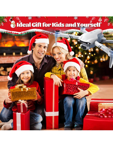 Drone CANKETEC 4K GPS Plegable con Cámara HD 30 min Vuelo