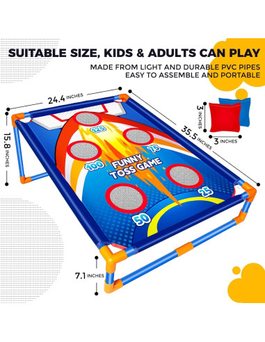 Juego de Lanzamiento de Bolsa de Frijoles ABERLLS 10 Piezas