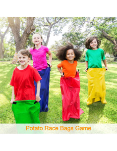 Bolsas de Carrera de Sacos de Papa TITGIPE 32 Piezas Juegos 2