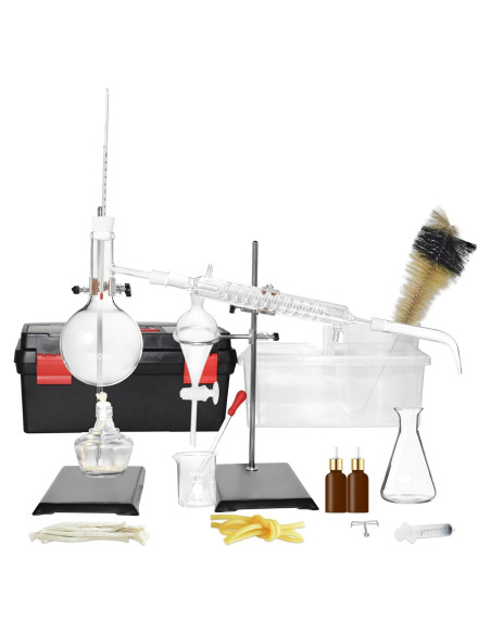 Destilador Casero Cherish XT 22 Piezas 500 ML Aceites Esenciales