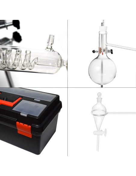 Destilador Casero Cherish XT 22 Piezas 500 ML Aceites Esenciales