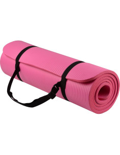 Alfombrilla de Yoga Fitvids Rosa 1.27 cm Antideslizante 2