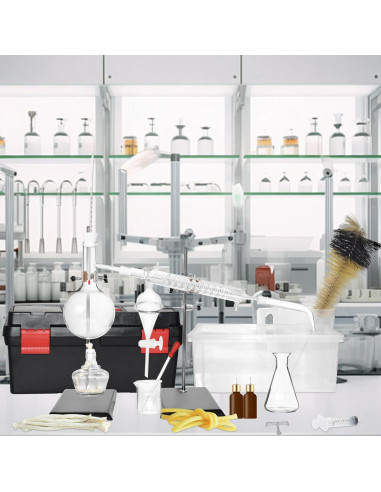 Destilador Casero Cherish XT 22 Piezas 500 ML Aceites Esenciales