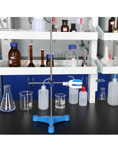 Soporte de laboratorio StonyLab trípode 60 cm acero inoxidable