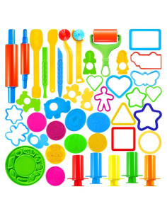 Juego de Herramientas de Arcilla Joyin 44 Piezas para Niños