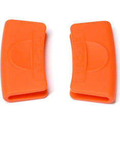 Agarraderas de Silicona TECHF - Set de 2 Naranjas 2