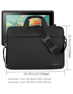 Funda Protectora MIXJOY para Tableta Gráfica 16" Negra 2