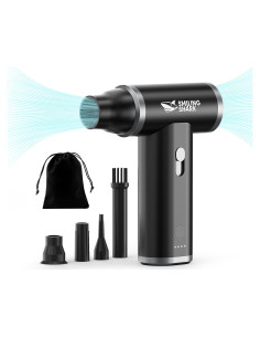 Soplador de Aire Eléctrico Smiling Shark J01 130000RPM Negro