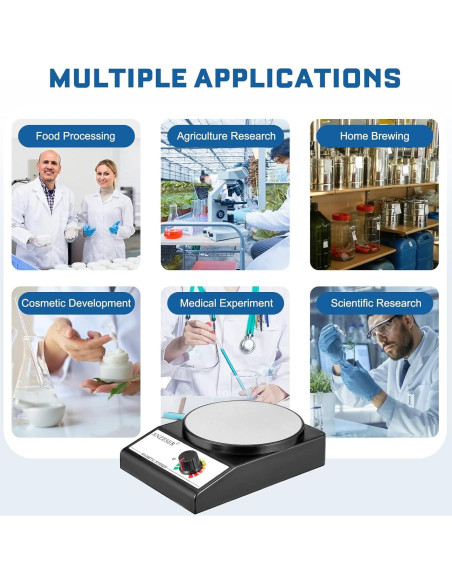 Agitador Magnético ANZESER MX-3K 3000RPM 3L