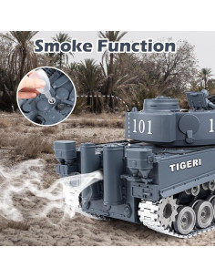 Tanque RC Supdex Tigre I 1:18 con Humo y Sonido 2