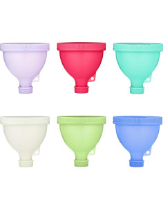 Embudos ProStand 6 Pack - Acero Inoxidable 177ml para Suplementos 2