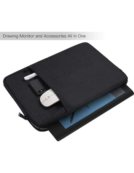 Funda Protectora para Tableta Dibujo Wacom Cintiq 16 Negra