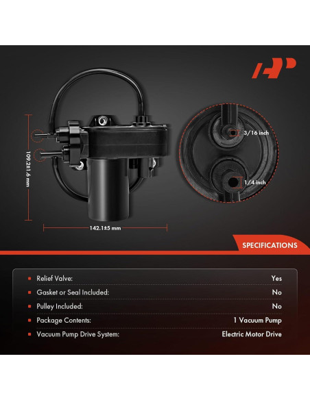 Bomba de Vacío Eléctrica A-Premium para Chevrolet y GMC