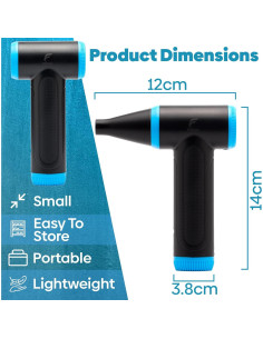 Soplador de Aire Comprimido FABMA 150000 RPM Portátil 2