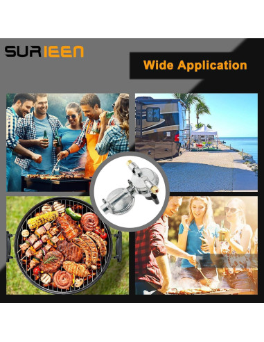 Regulador de Gas Propano LP Automático 2 Etapas SURRIEN