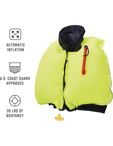 Chaleco Salvavidas Inflable BLUESTORM Stratus 35 Verde