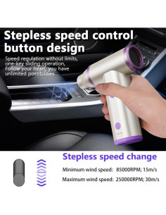 Soplador de Aire Comprimido N8M08 Metálico 250000RPM Portátil 2