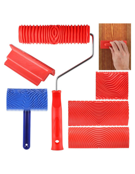 Juego de Herramientas para Texturizar Madera Homaisson 6 Piezas