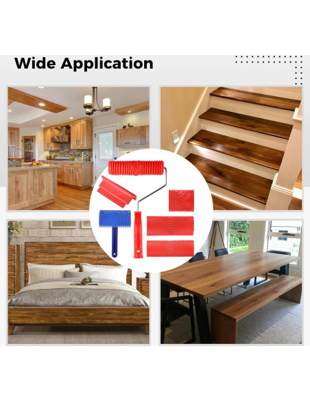 Juego de Herramientas para Texturizar Madera Homaisson 6 Piezas