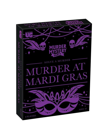 Juego de Misterio de Asesinato Mardi Gras - 8 Jugadores