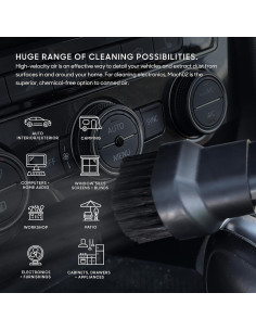 Aspiradora de Aire Comprimido Sharper Image MACH 02, 7 Accesorios 2