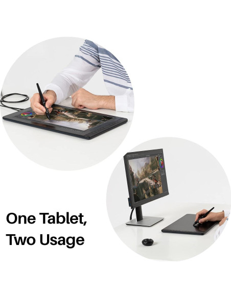 Tableta Gráfica Huion Kamvas 16 2021 15.6" Antirreflejo