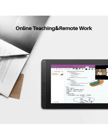 Tableta Gráfica Huion Kamvas 16 2021 15.6" Antirreflejo