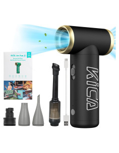 Soplador de Aire KiCA JetFan 2 Recargable 101000 RPM Negro
