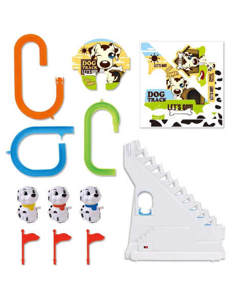 Set de Juego Pista de Carreras Dalmatiano con Luces y Música