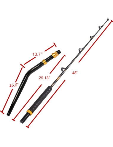 Vara de Pesca Fiblink Cazador Trolling 6' Doblada 182 cm
