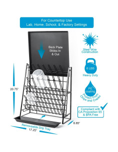 Estante de Secado IneVibe para Cristalería 3,23 kg 2