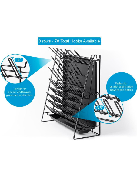 Estante de Secado IneVibe para Cristalería 3,23 kg