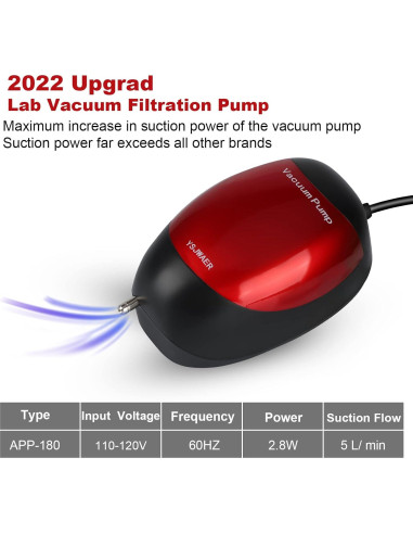 Bomba de Filtración al Vacío YSJWAER - Kit de Destilación